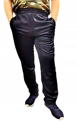 SOLIDNE SPODNIE DRESOWE MĘSKIE *** ŚLISKIE *** NA CODZIEŃ i DO PRACY 9XL Rozmiar 9XL