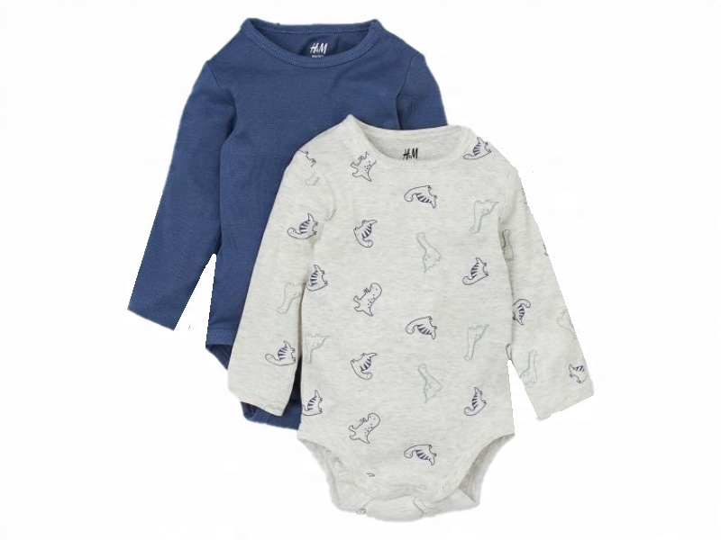 

Nowe H&m 2 pac body Dinozaury 74