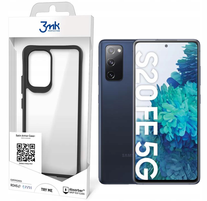 Saténové pouzdro Armor Case+ 3MK pro Samsung Galaxy S20 Fe 5G