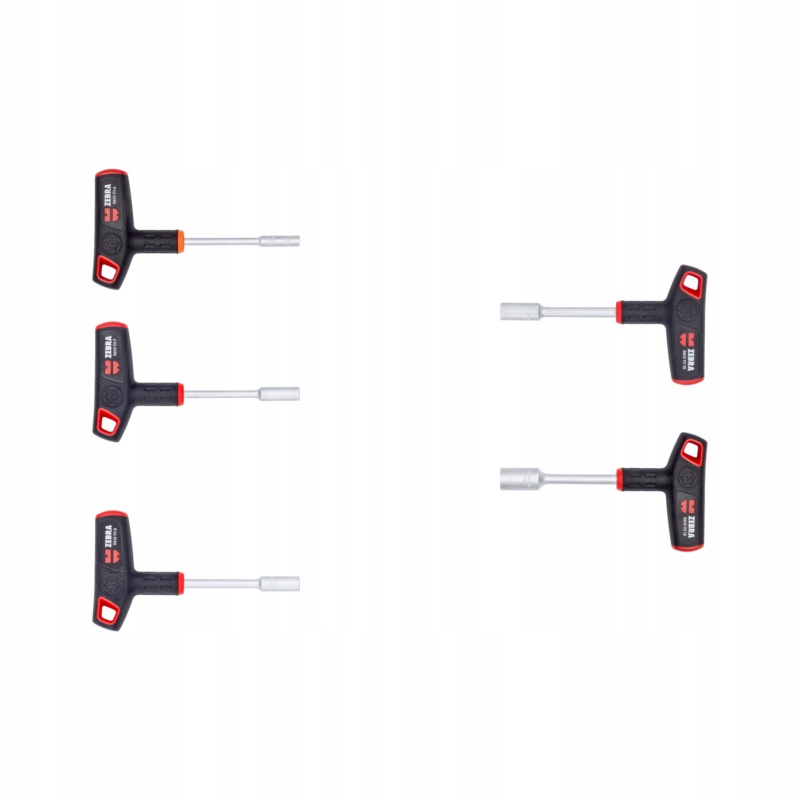 T-handle 2C hexagon drive set 5 pcs Sada Kľúčov Kat.typu T-2C-6-KT.-5 Ks