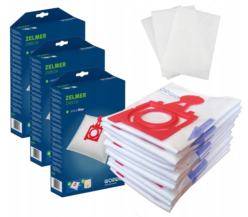 

12x Worki Do Odkurzacza Zelmer Solaris 2200W