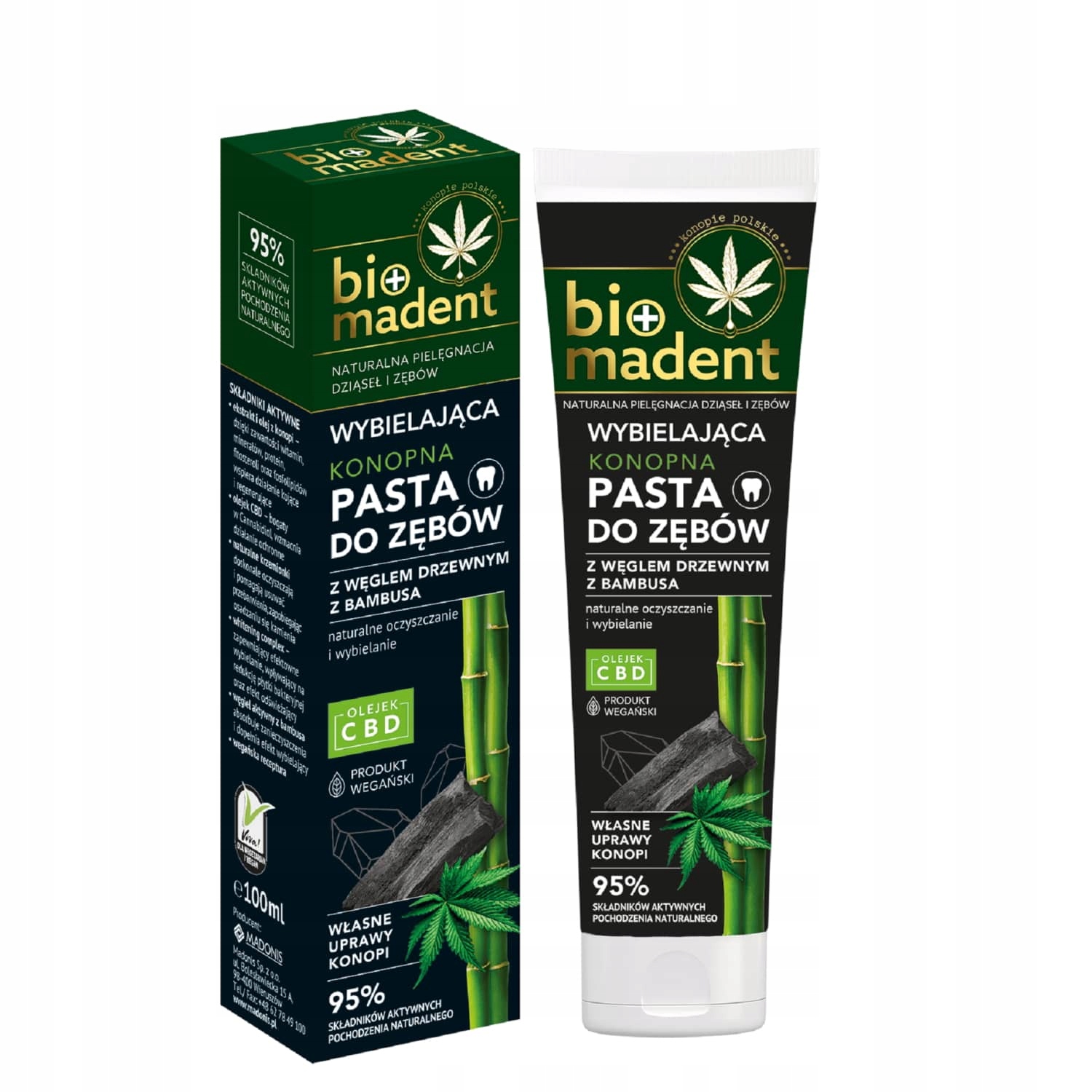 

Pasta Wybielająca Konopna do Zębów Bio 100 ml