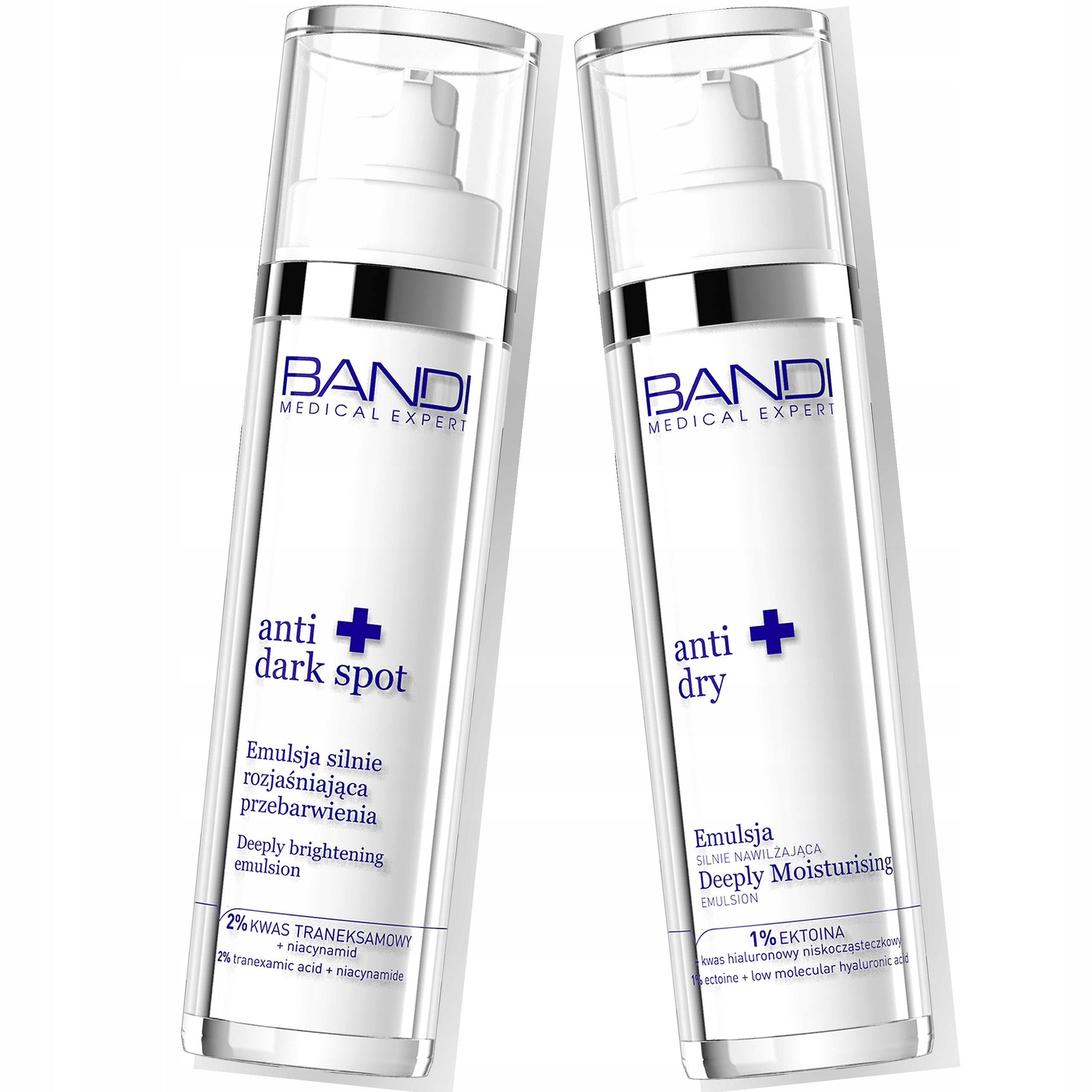 Bandi zestaw 2 kremów Przebarwienia Nawilżenie dla każdego typu cery