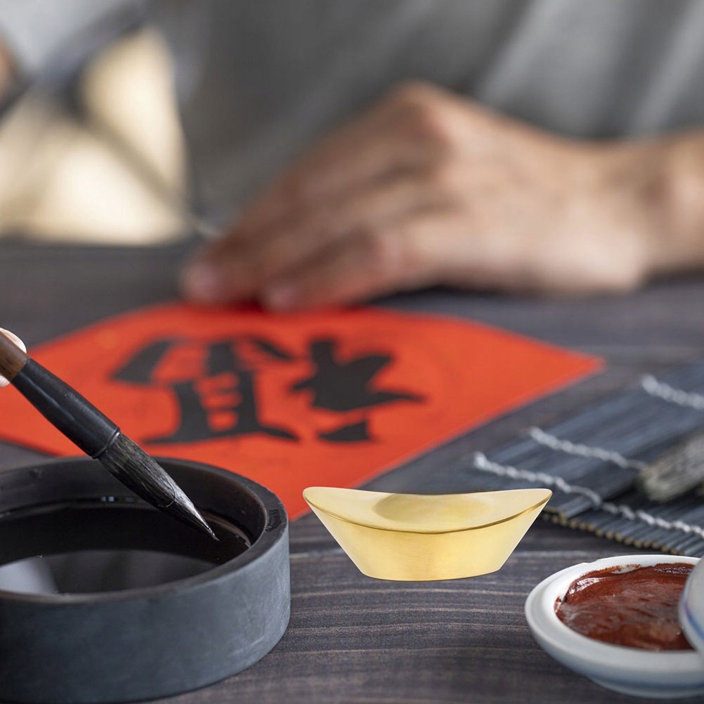 MOSIĘŻNY PRZYCISK DO PAPIERU OZDOBA CHIŃSKA KALIGRAFIA EAN (GTIN) 4894970592452