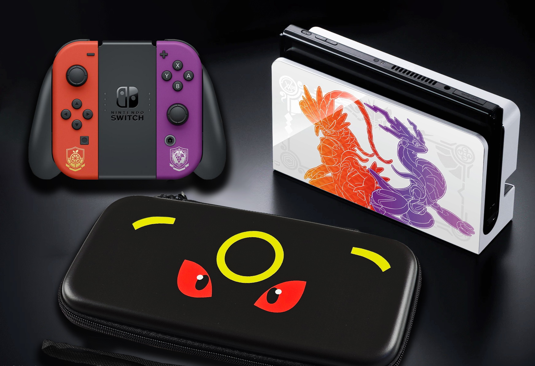 ETUI do KONSOLI NINTENDO SWITCH OLED model HEG-001 KIESZEŃ NA 10 KARTRIDŻY Producent ArmorCase