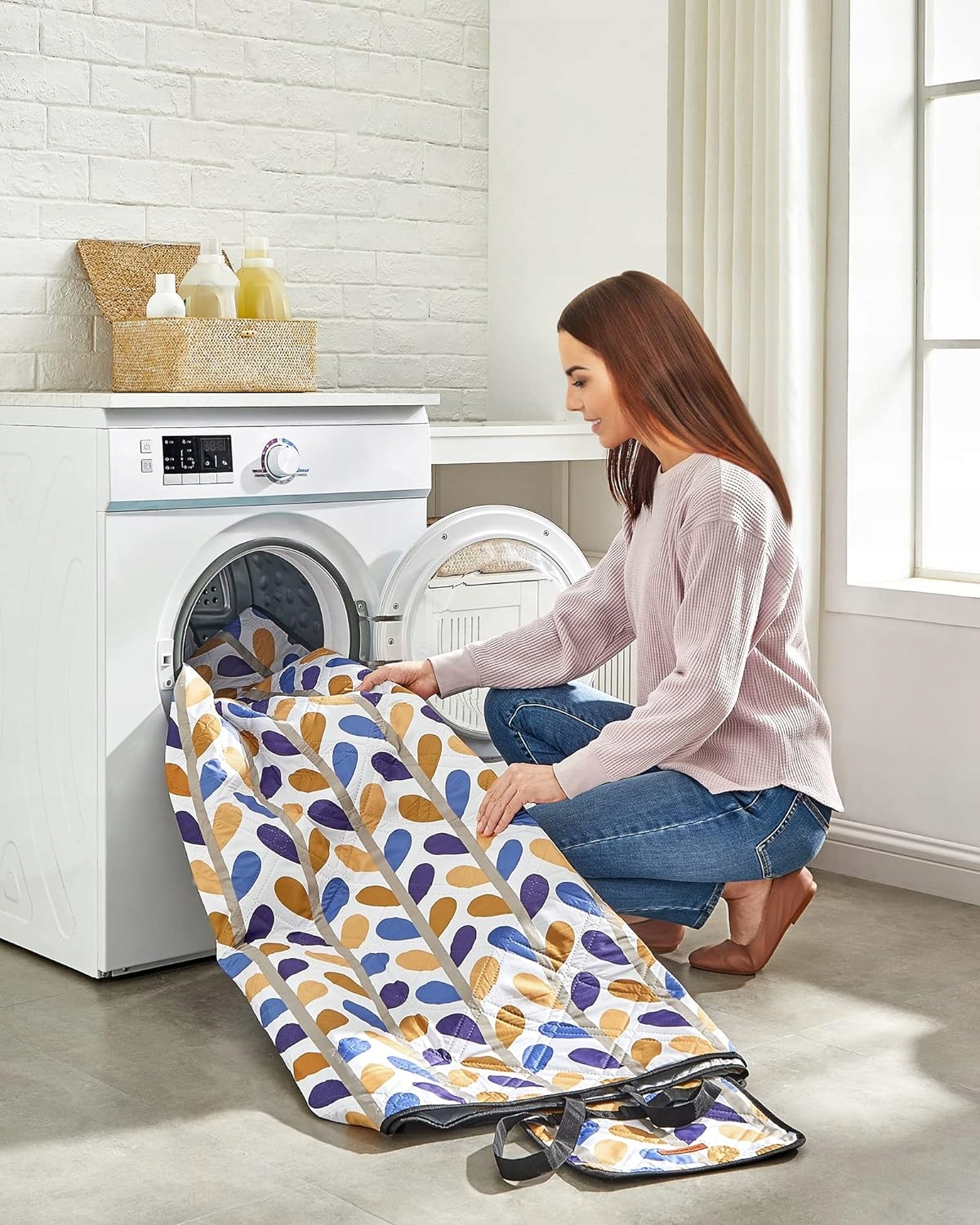 DUŻY KOC PIKNIKOWY 200x300 cm WODOODPORNY MATA PLAŻOWA PIKNIKOWA GRILL PARK Model Duży koc plażowy kolorowe liście