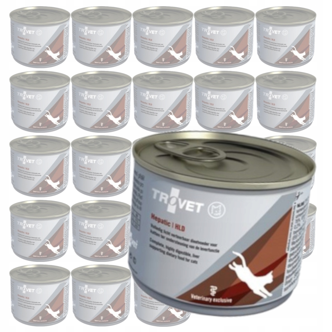 Trovet Hepatic Hld 24x200g Krmivo Pro Kočky Jehněčí kuře