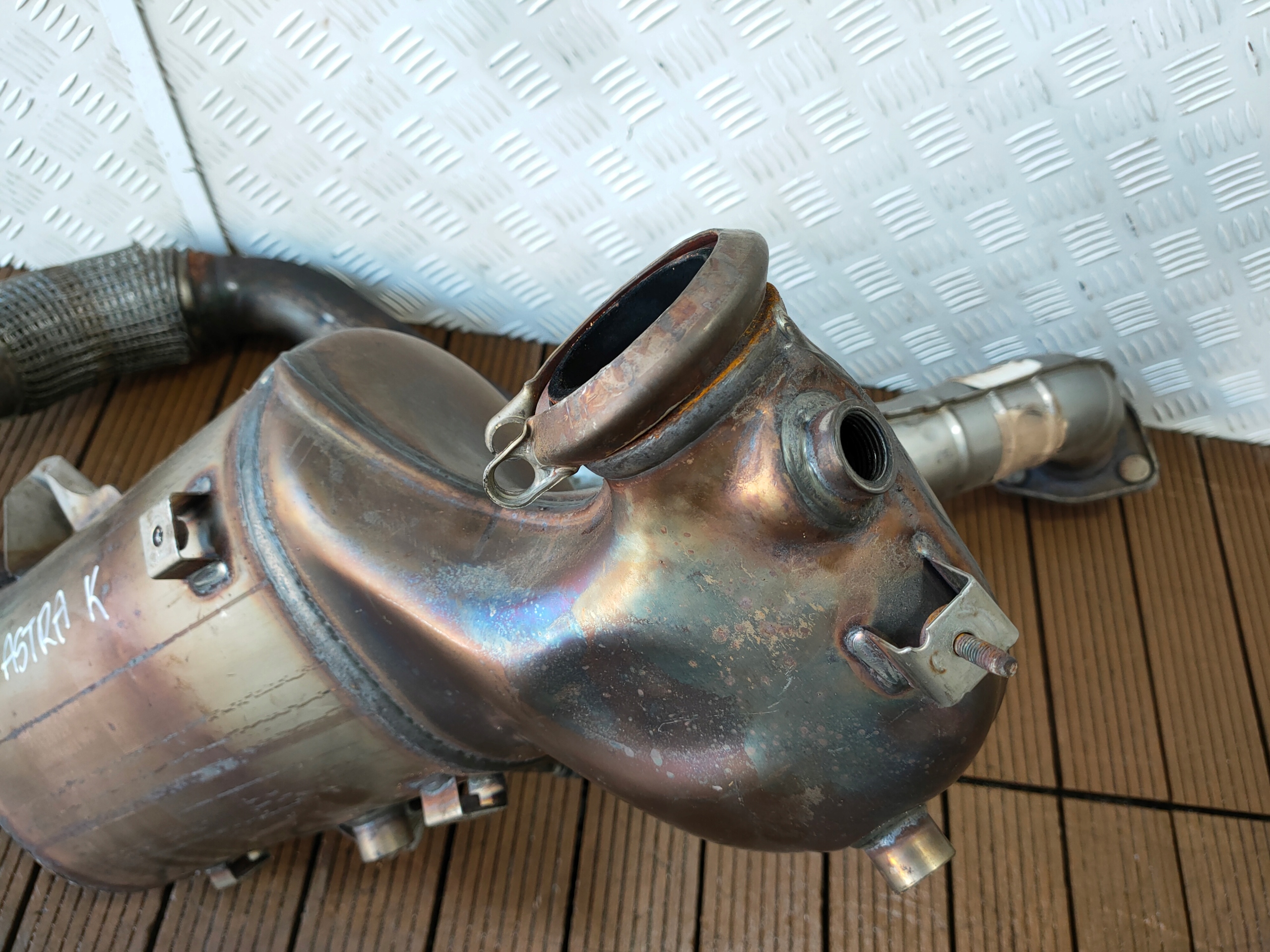 OPEL ASTRA K 15-21 1.6 CDTI catalyst DPF B16DTE 129tys 2018r 55494204