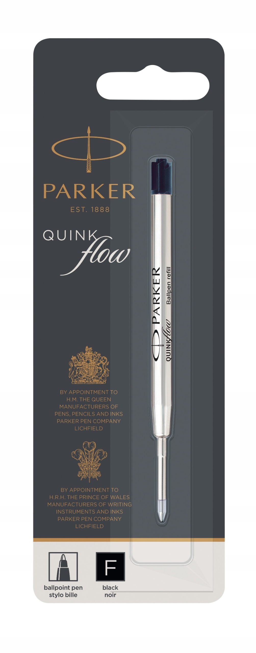 

Parker Quinkflow Wkład Do Długopisu Czarny F