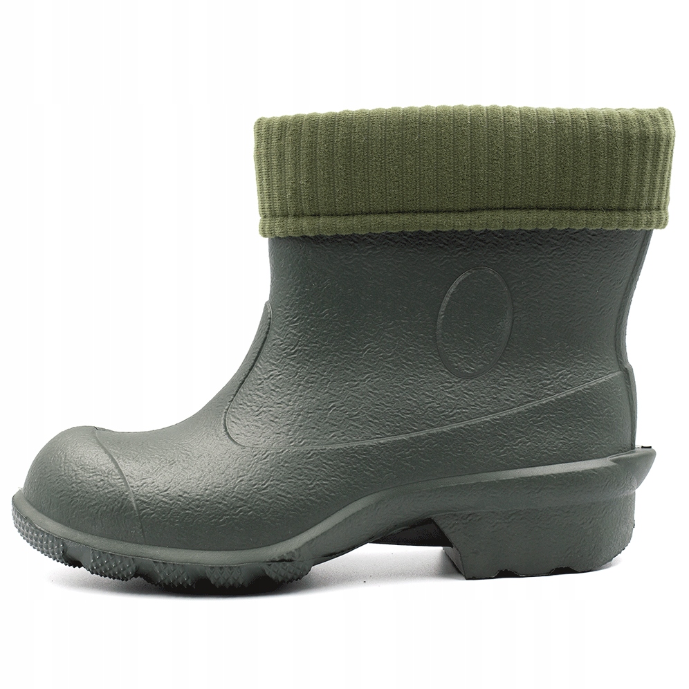 Kalosze męskie OCIEPLANE piankowe gumofilce GUMIAKI zielone gumowce Demar Rozmiar 46