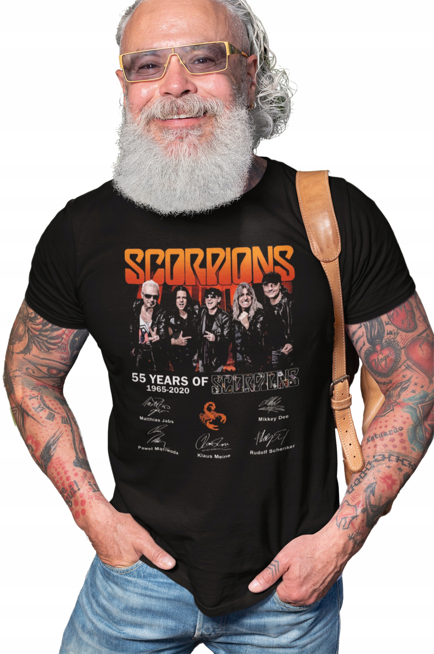 

Scorpions Koszulka Męska T-Shirt Koncert Dużo Wzor