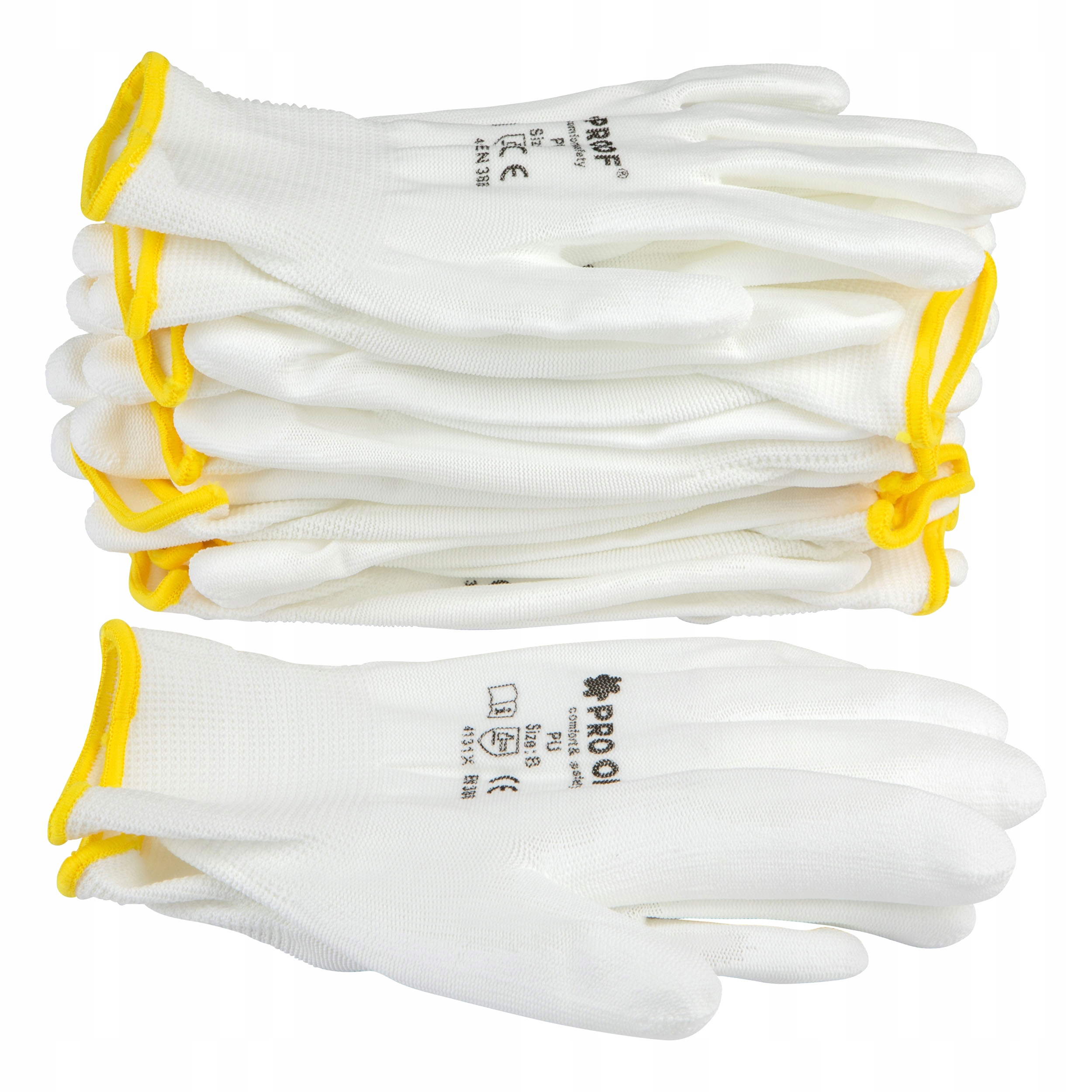 RĘKAWICE OCHRONNE ROBOCZE BHP BUDOWLANE POLIURETAN ROZ. 7 S 10 PAR Rodzaj rękawice