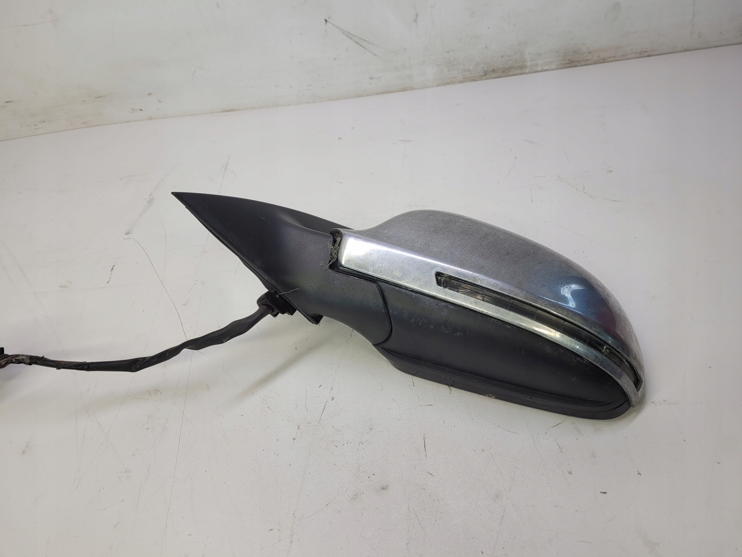 mirror left front AUDI A6 C6 LIFT CHROM 6-PIN UK