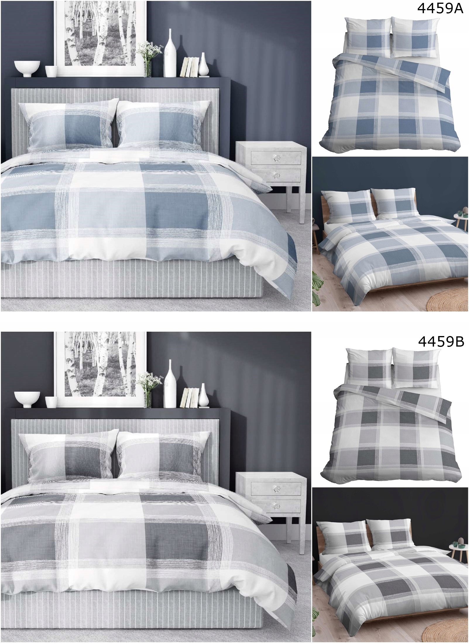 Komplet pościeli bawełnianej 220x200 NOWE WZORY 100% Bawełna Kod producenta 2266E