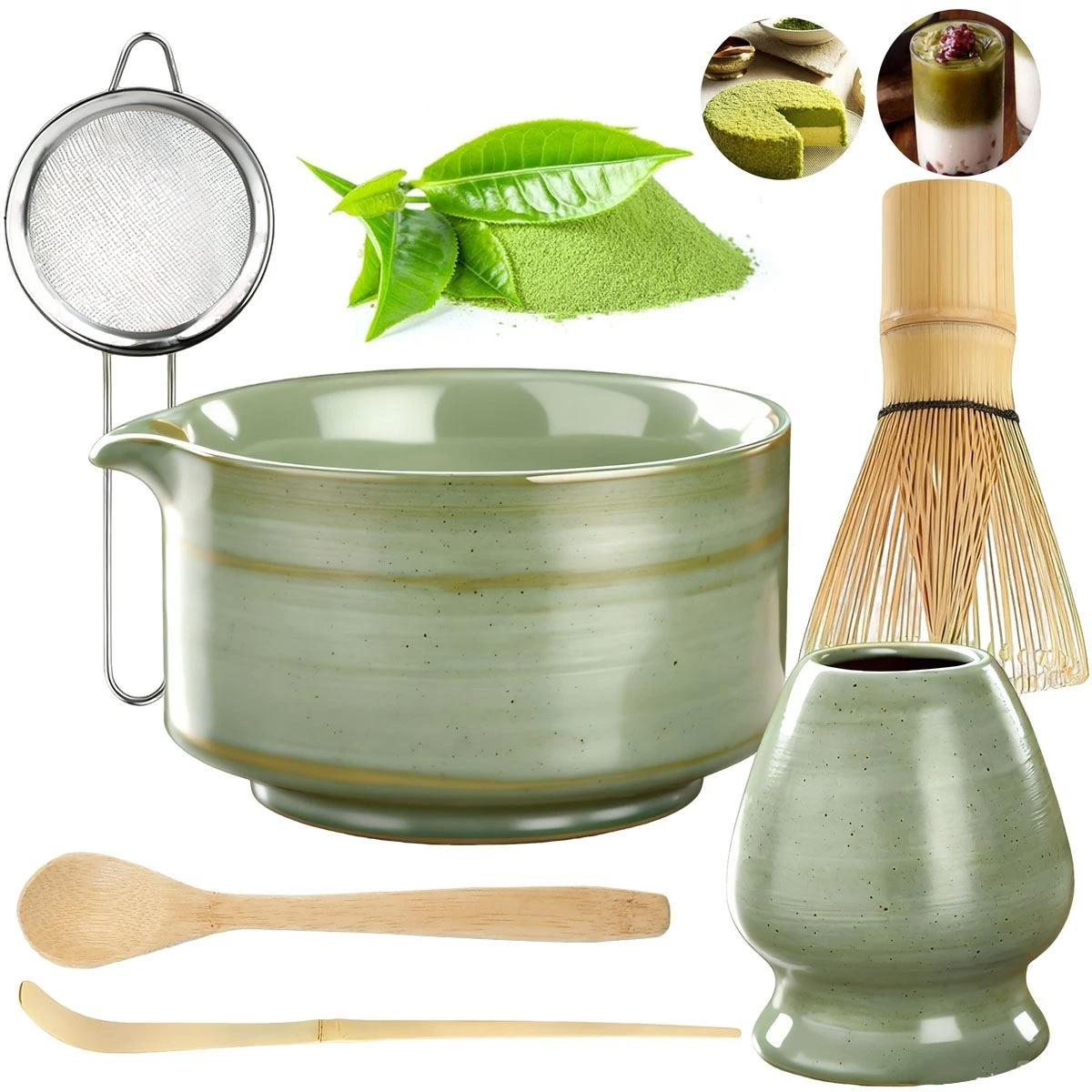 Dárková Sada Na Čaj Matcha Tradiční Přípravu Matchy Elegantní