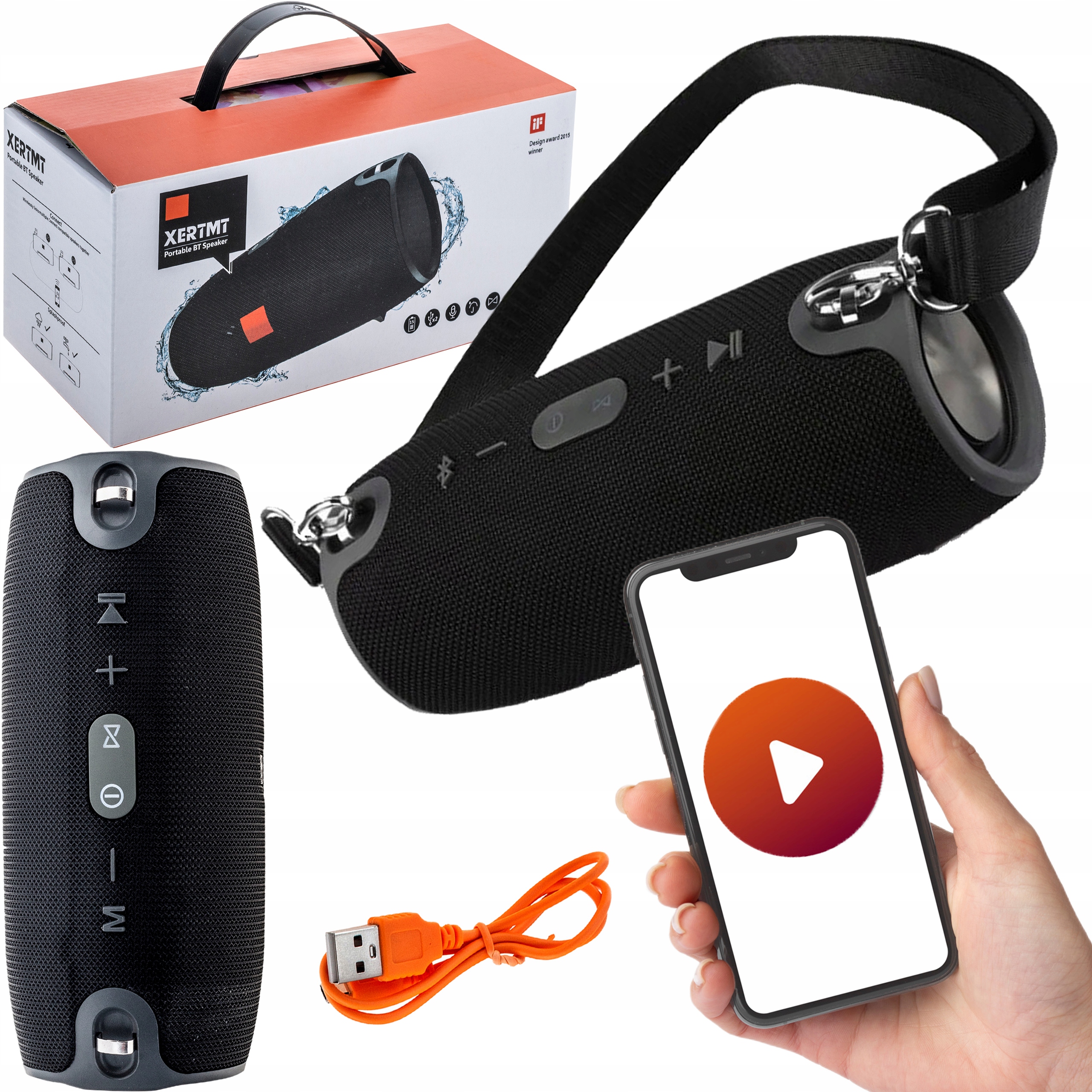 

Głośnik Bezprzewodowy Przenośny Bluetooth Boombox