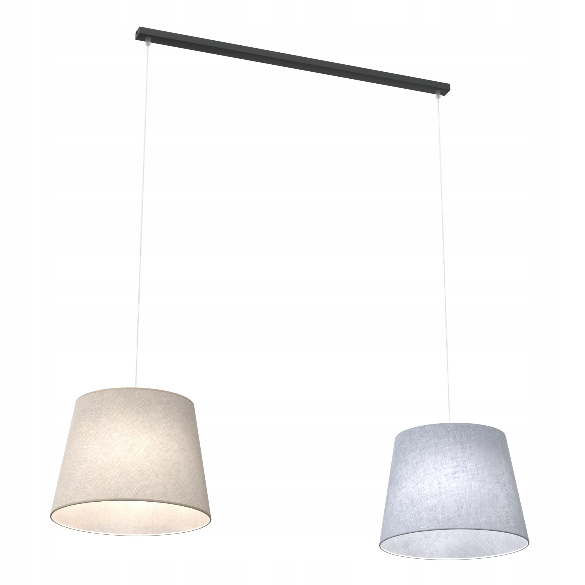 Závěsná lampa Epoca 2 MIX klasická, stínidla, černá, šedá, béžová