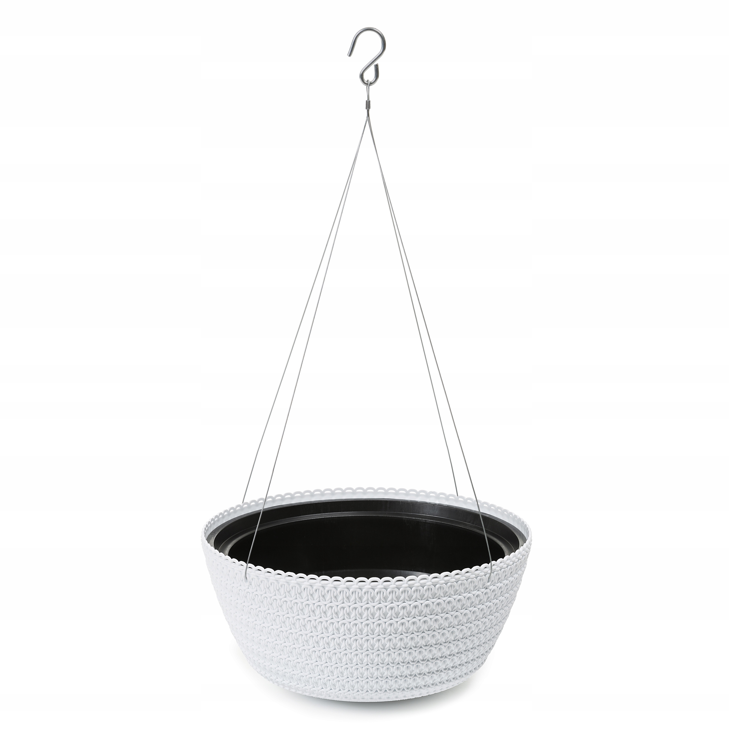 

Donica Misa Wisząca Jersey śr. 24cm kol. Biały
