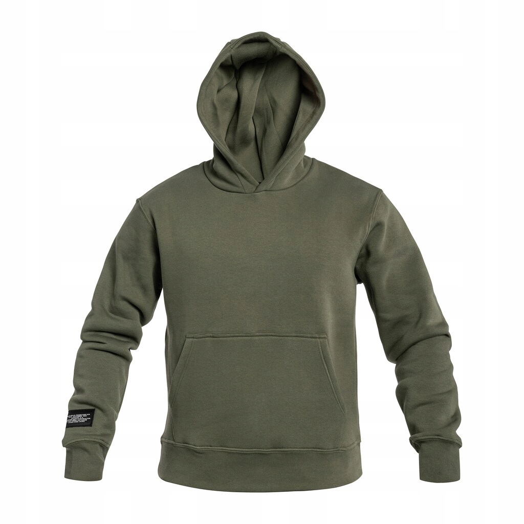 Mikina s kapucí Alpha Industries Label Backprint Hoodie Dark Olive S
