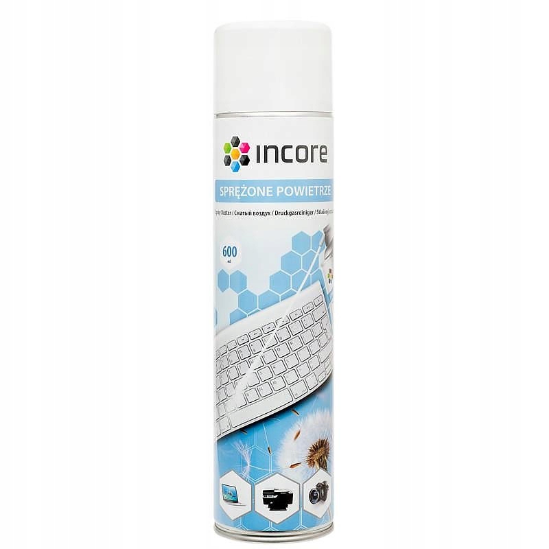 

Sprężone Powietrze Incore 600ml spray Rurka