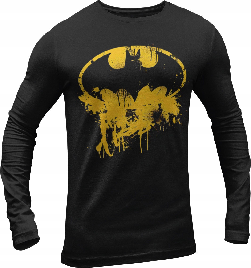 ФУТБОЛКА ФУТБОЛКА МУЖСКОЙ ДЛИННЫЙ РУКАВ БЭТМЕН 2 - XXL