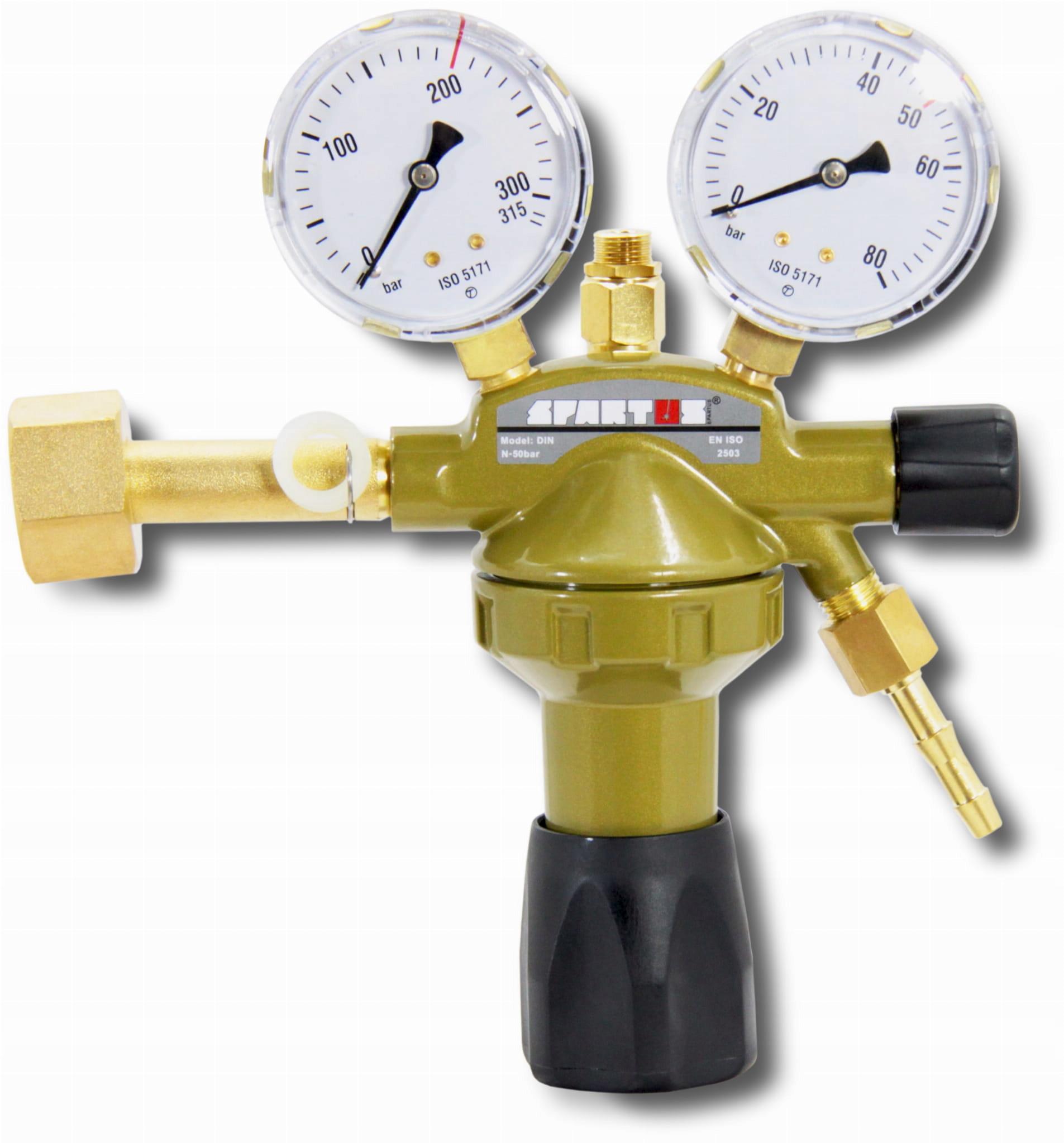 Redukce Spartus Azot 1/4" C. výstupní 50 bar na dusík