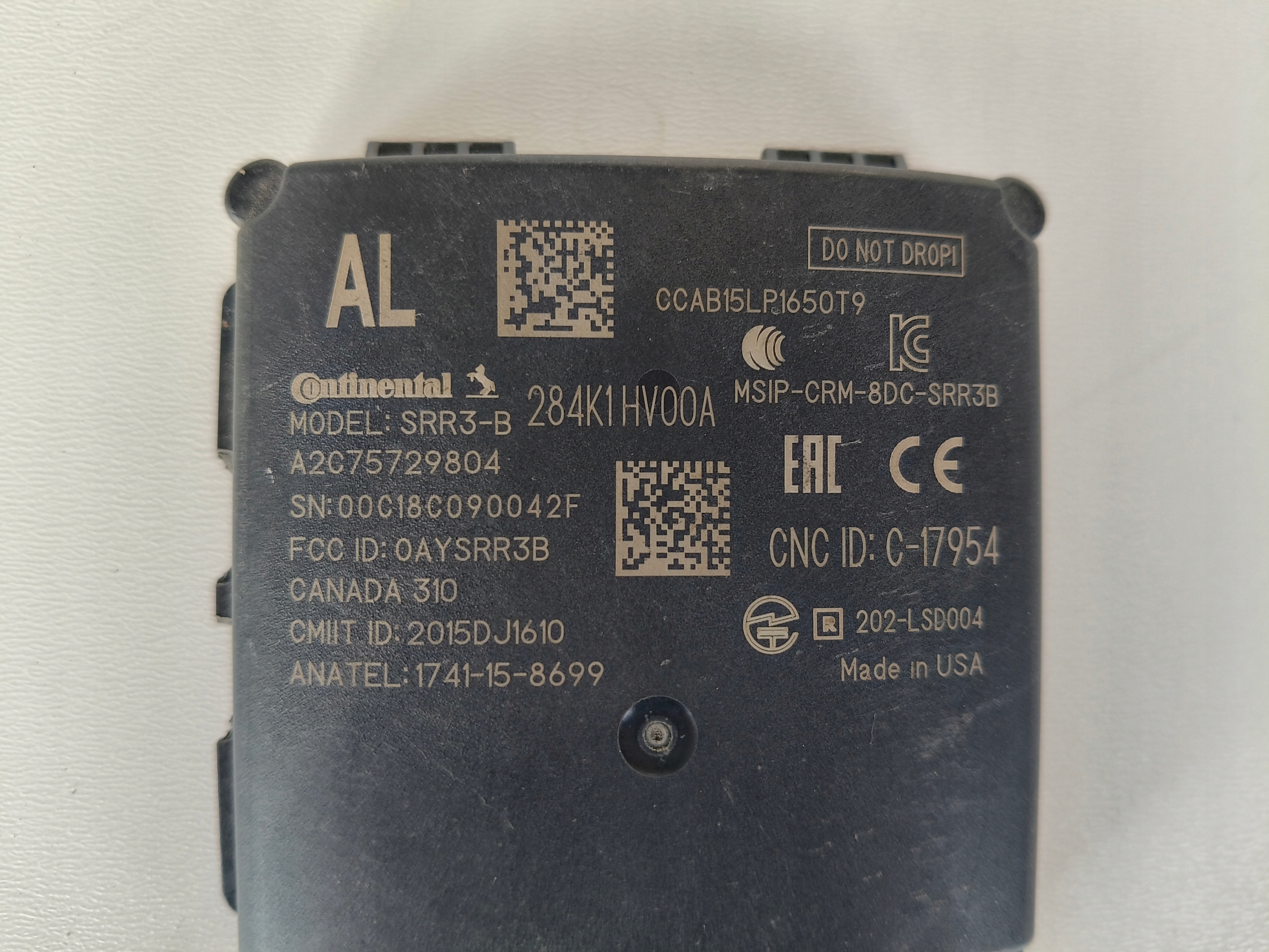 RADAR DISTRONIC ACC sensor VW AUDI SEAT SKODA 2Q0907561C