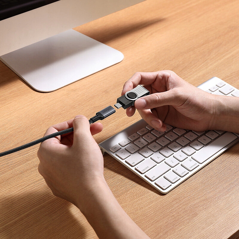 BASEUS SZYBKI PRZEDŁUŻACZ DO KABLA USB C 10Gbps MOCNY PRZEWÓD 0.5m Stan opakowania oryginalne