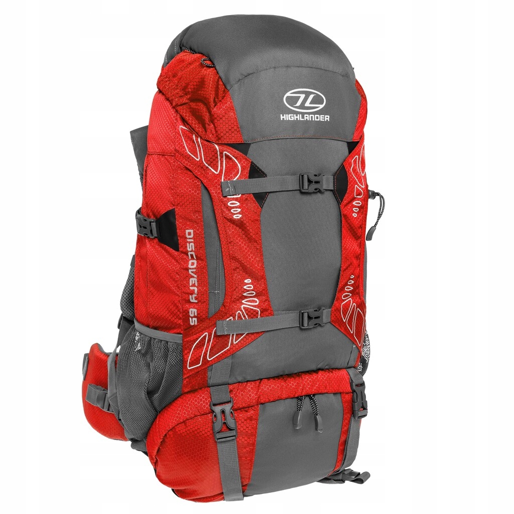 Batoh Highlander Outdoor Discovery Rucksack 65 l červený