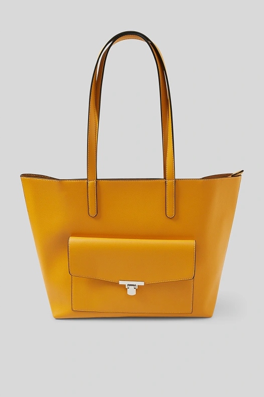 Torebka torba musztardowa