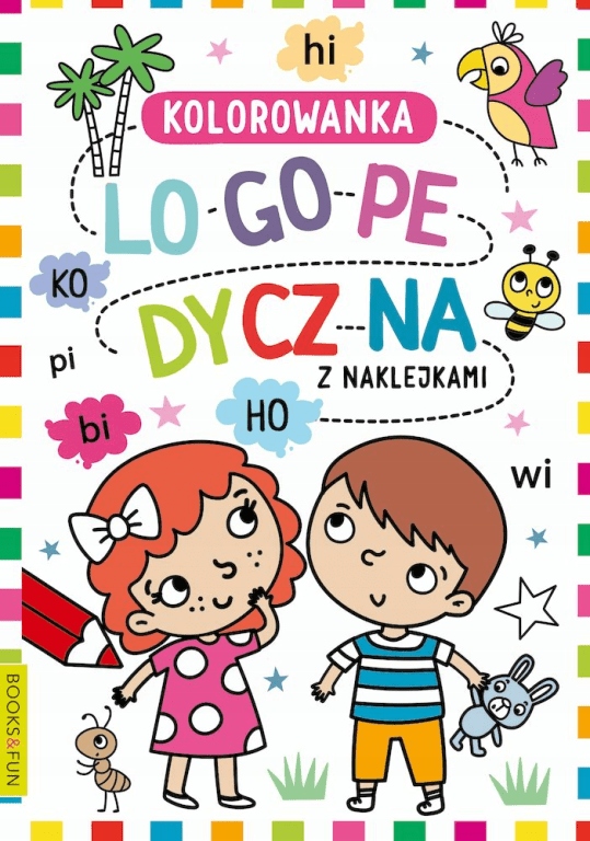 

Kolorowanka logopedyczna z naklejkami 2