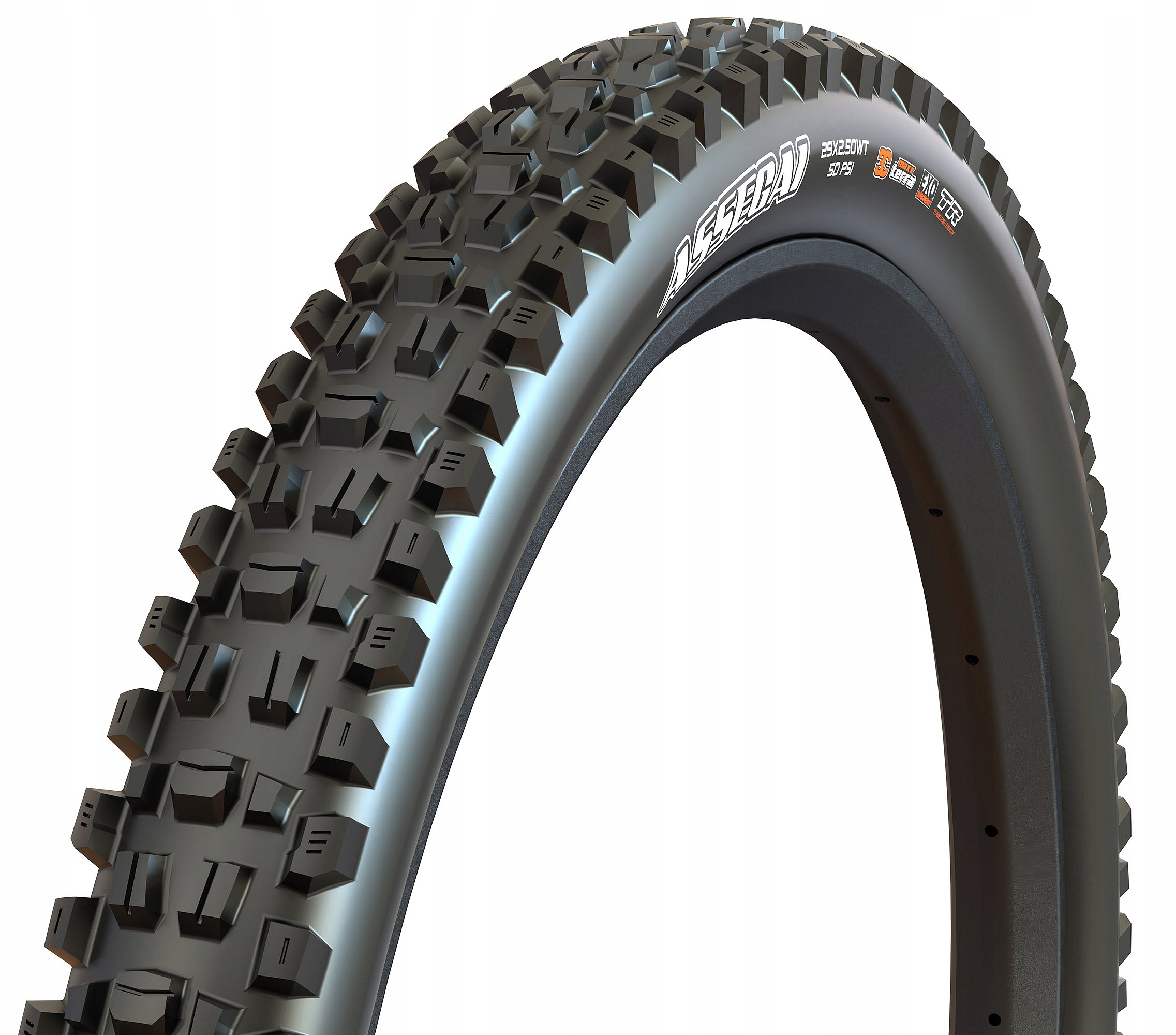 Maxxis Plášť Assegai 29X2.50WT Drát Bikepark/dh/tr (ETB00435500) Uni