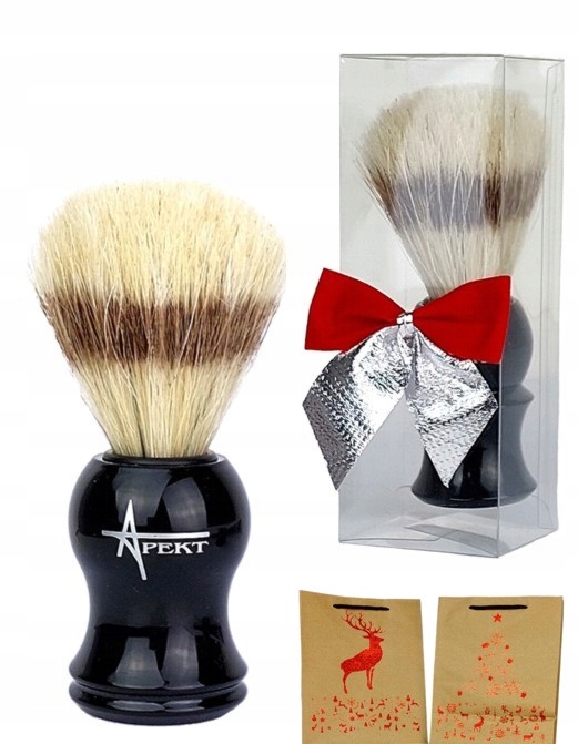 PĘDZEL DO GOLENIA KLASYCZNY NATURALNE WLOSIE PREMIUM