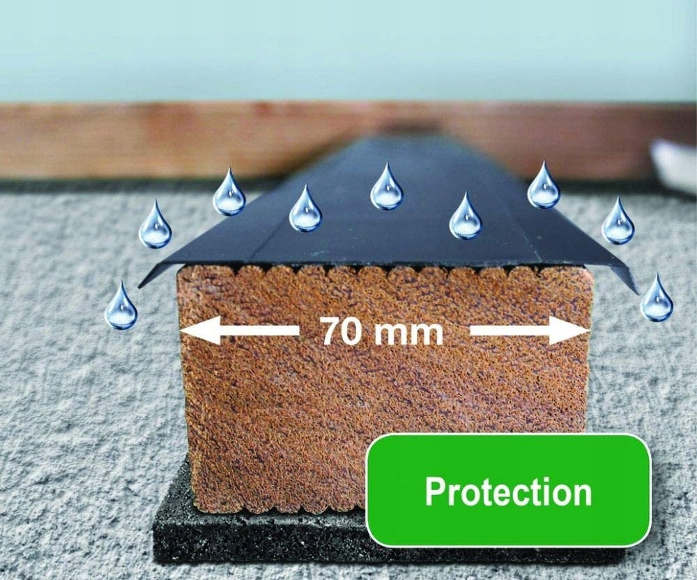 SPAX TAŚMA IZOLUJĄCA TARAS LEGAR DESKA 87mm 30m Długość 30 m