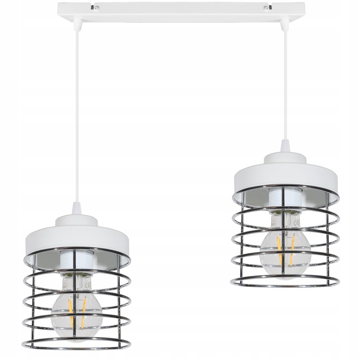 Stropní svítidlo v moderním stylu s kovovými lampami Rasti ložnice