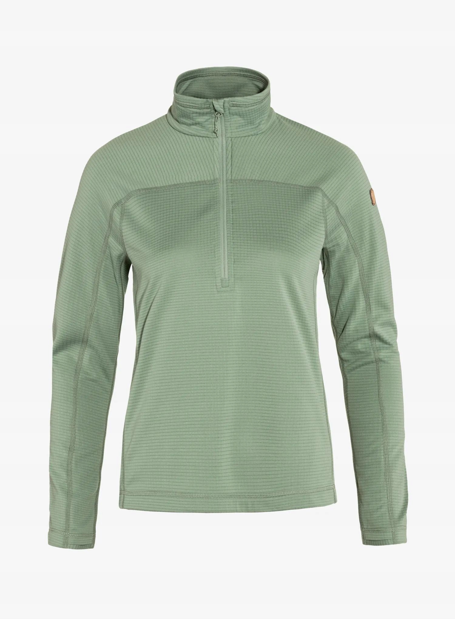 Bluza damska Fjallraven Abisko Lite Fleece Half Zip misty green M