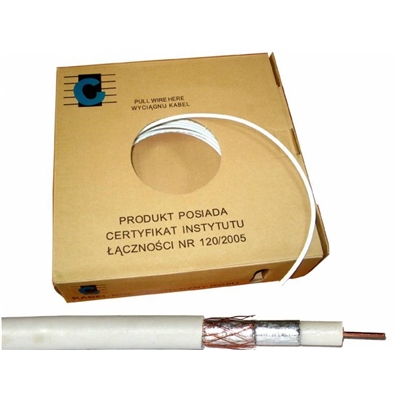 Koaxiální kabel Tv-sat Cu+cu 150 m Cabletech