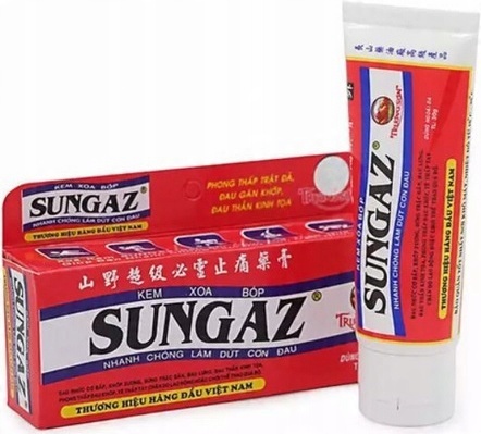 

Maść Sungaz Przeciwbólowa Przeciwzapalna Wietnam
