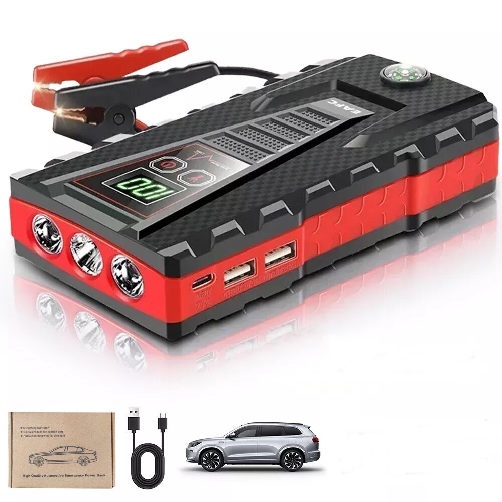 Jump Starter 99800MAH Booster Startér Do Auta Power Bank 12V 600A