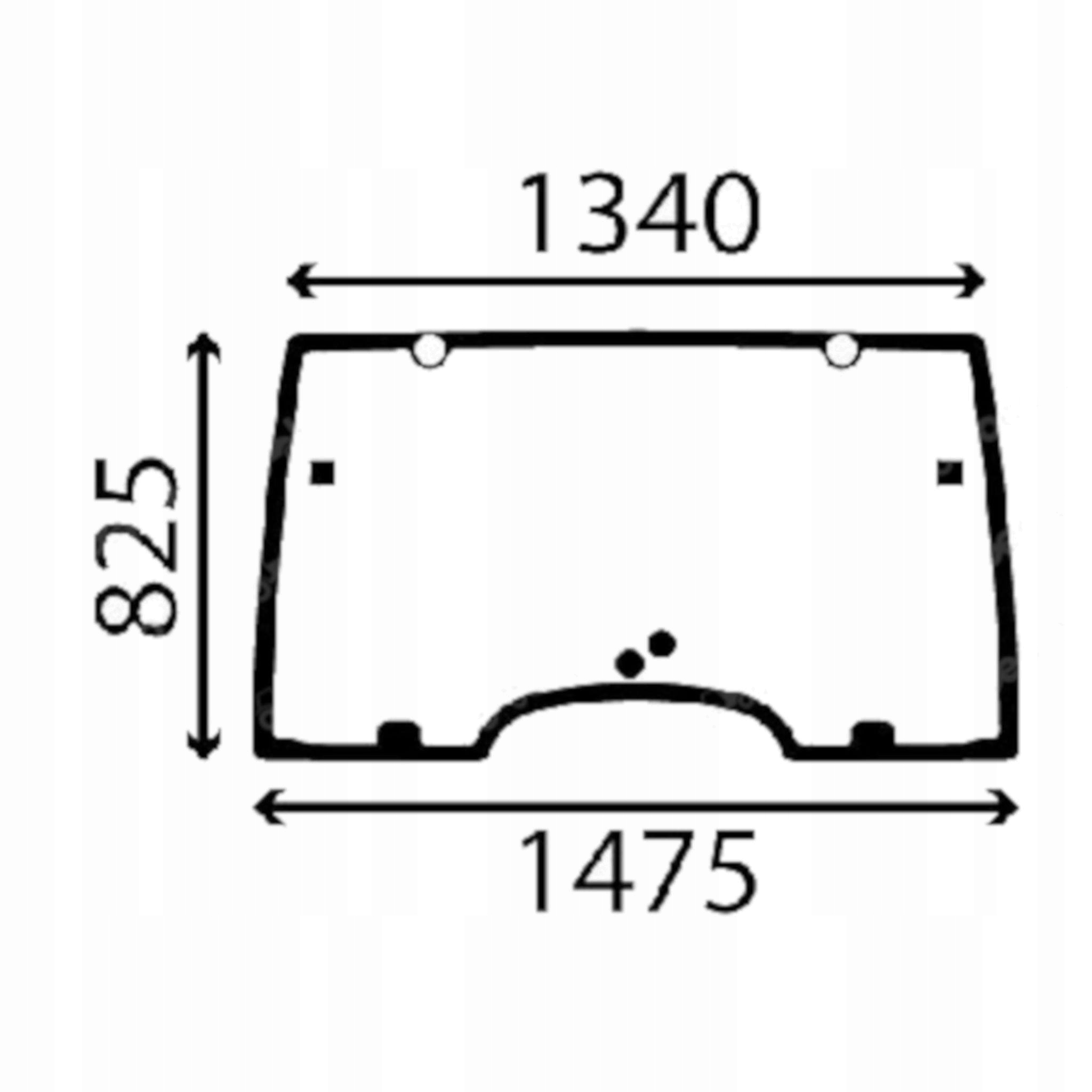 sklo John Deere přední otevírací AL211005