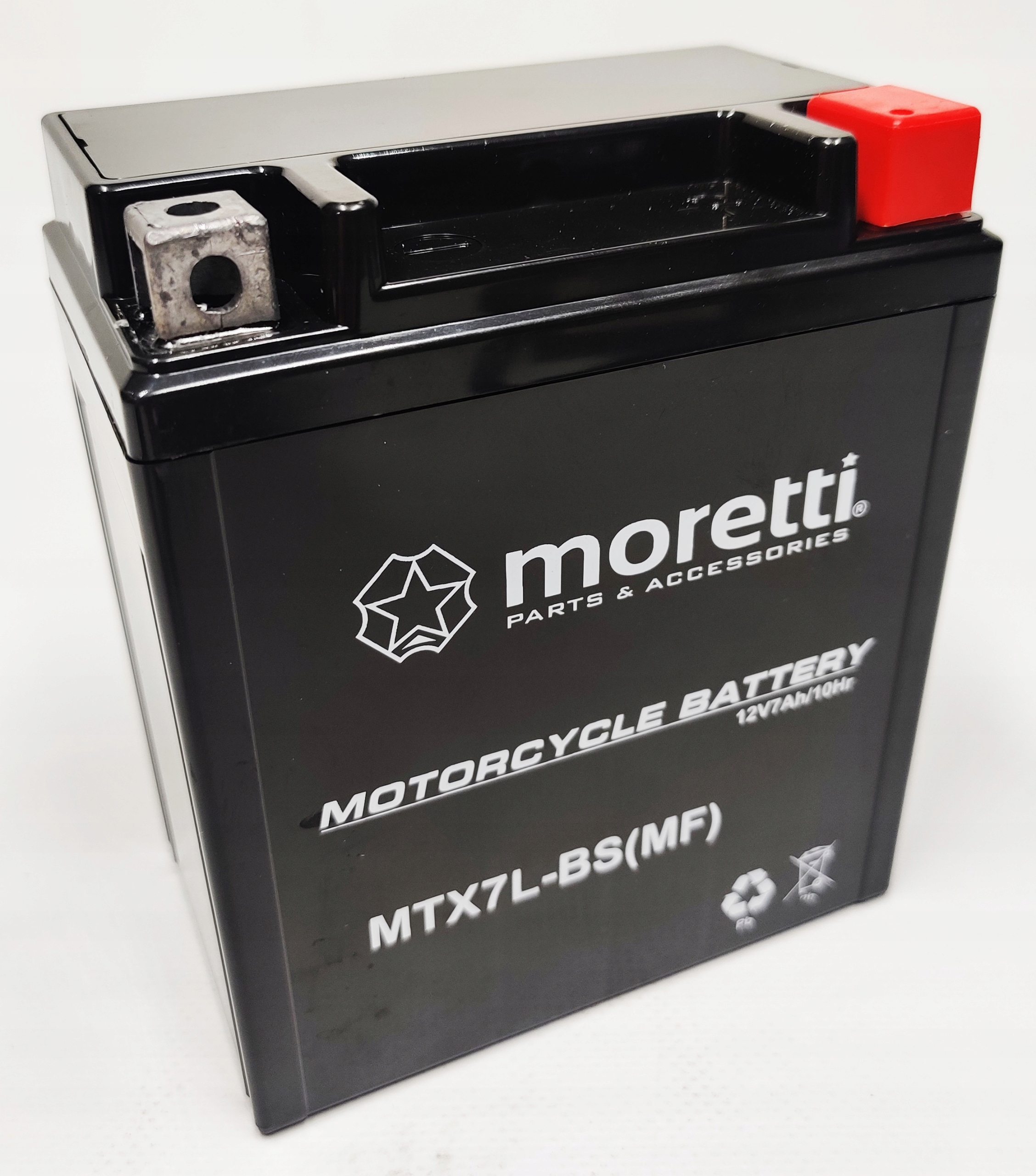 

Akumulator Moretti Agm MTX7L-BS YTX7L-BS 6Ah 105A