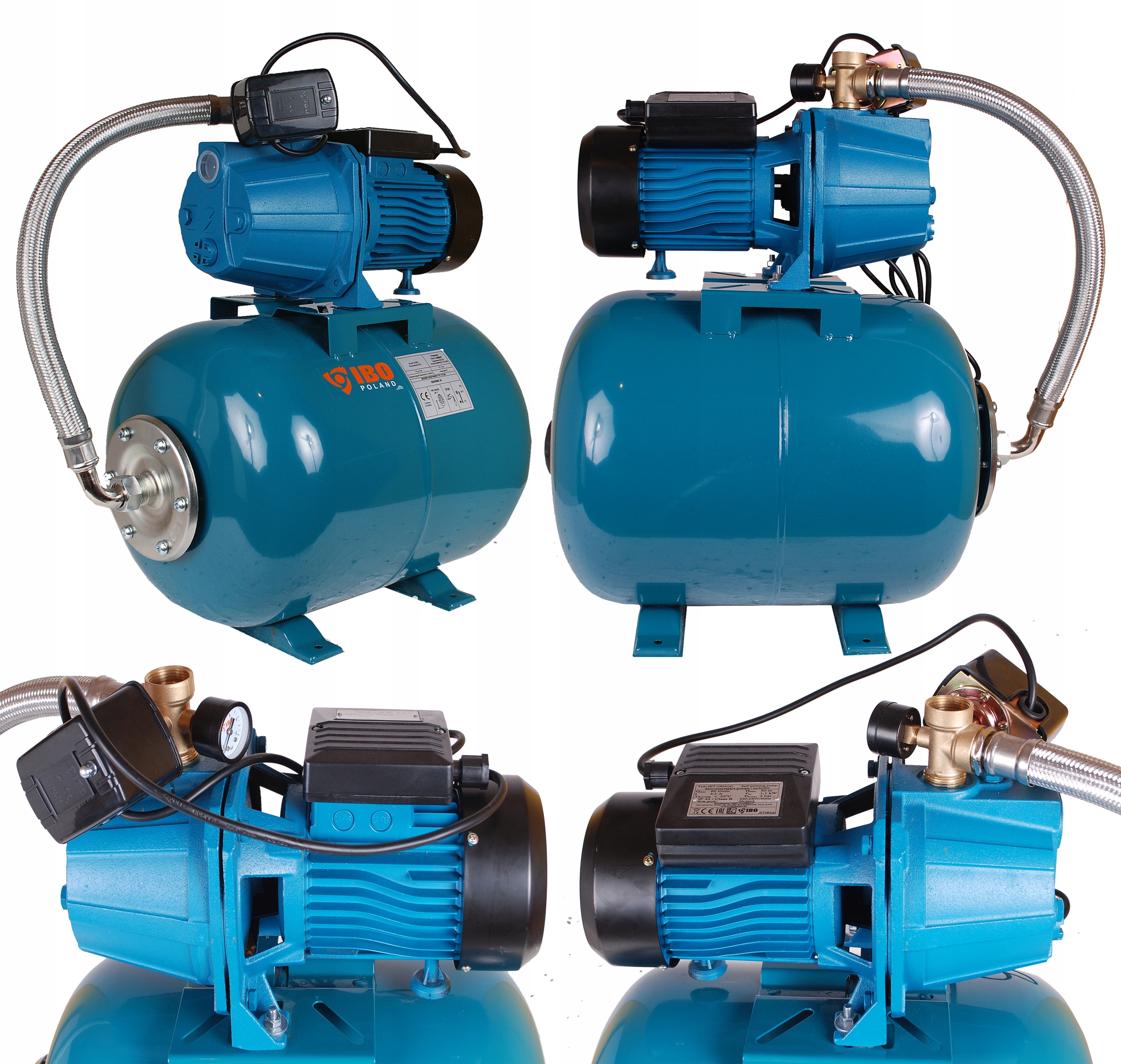 

Zestaw hydrofor 50l, pompa, wąż Ibo Jet 100A