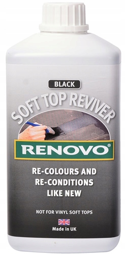 Renovo Soft Top Reviver čierna farba pre obnovu textilných striech cabrio 1l