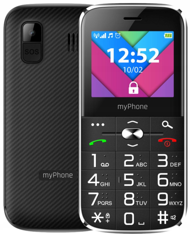 Telefon komórkowy myPhone Halo C Czarny 2,2" Tft Dual Sim