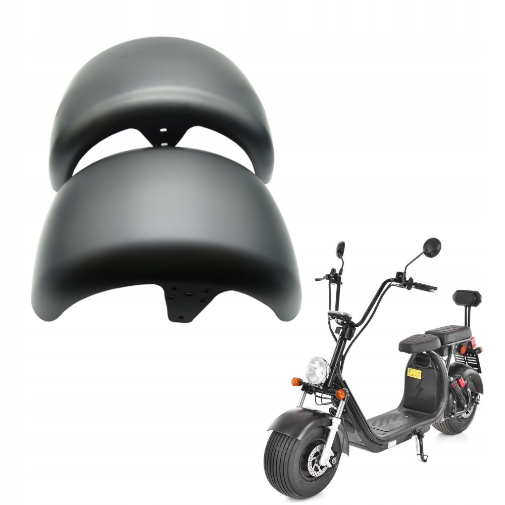 Sada blatníků přední zadní pro Bili Coco City Coco CP-1 Černá Matná