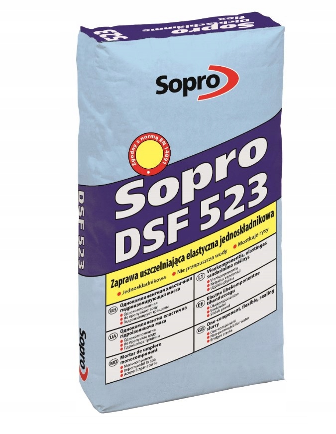 

Zaprawa Uszczelniająca Elastyczna Sopro Dsf 523