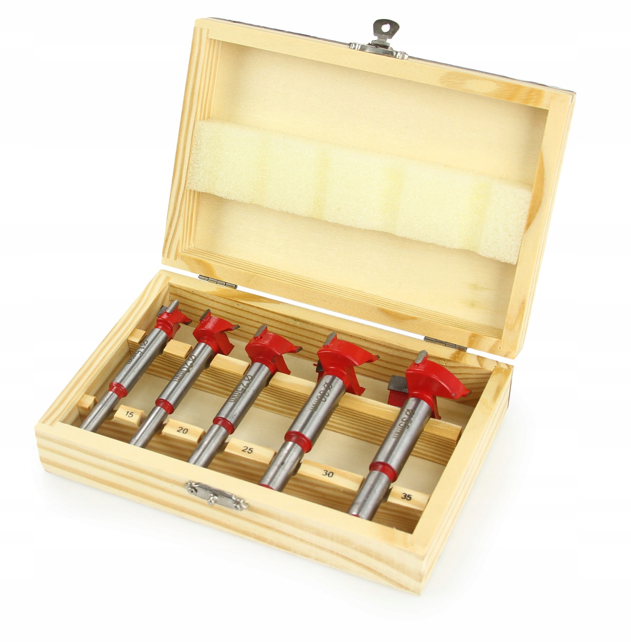 WIERTŁA DREWNA PUSZKOWE SEDNIK FREZ 15-35MM 5SZT. EAN (GTIN) 5901969126464