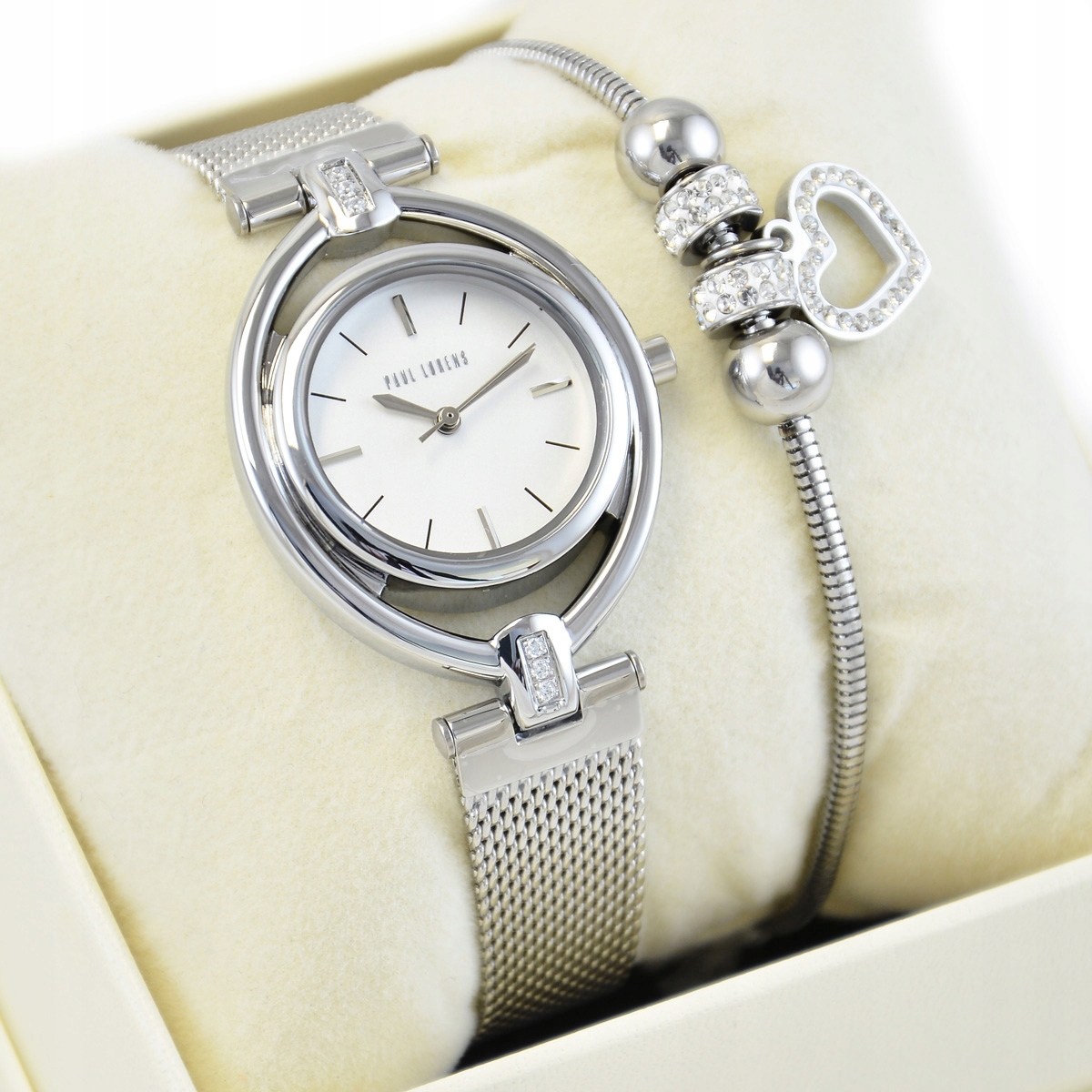 Dámská sada hodinky Paul Lorens Serena náramek Ideální Jako Dárek
