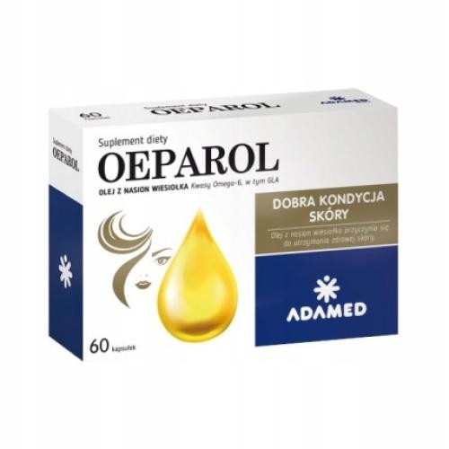 OEPAROL WIESIOŁEK+OMEGA 3 ZDROWA SKÓRA WŁOSY 60k