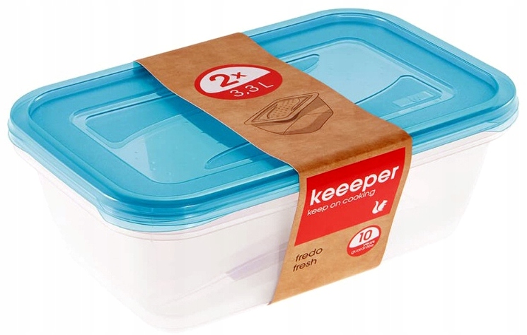 

Keeeper 2x pojemnik na żywności Fresh 2x 3,3 L